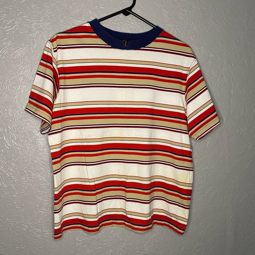 Striped t-shirt size large